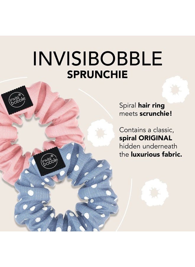 invisibobble حلقة شعر سبراشني - دوتس إت ولا أخلاق، ولكن شعاب مرجانية - عبوة من 2 - سوار سبراشني أنيق، حلقة مرنة قوية، إكسسوارات للنساء - لطيف للفتيات والمراهقات والشعر الكثيف - Image 2