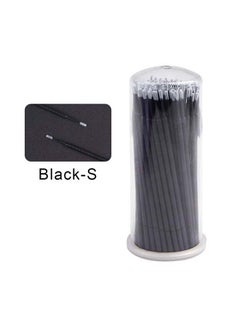 IOLITE 100-Pieces Disposable Micro Brushes Applicators Cotton Swab, LXCMB - Black Ultra 3.0 mm  - Image 2
