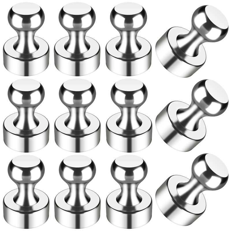WUDIME 12Pcs Strong Magnets for Whiteboard, Fridge Magnets Adults, Refrigerator Magnets, Magnet Fridge, Small Strong Magnets for Kitchen, Office, Classroom, Locker - Image 1