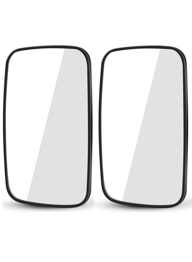 NWpangu 2PCS Forklift Rearview Mirrors, Square HD Wide-Angle Rearview Mirror Auxiliary Convex Mirrors for Tractor Truck Trailer Forklift RV Tank Track Loader, 23.5CM x13.5CM - Image 1