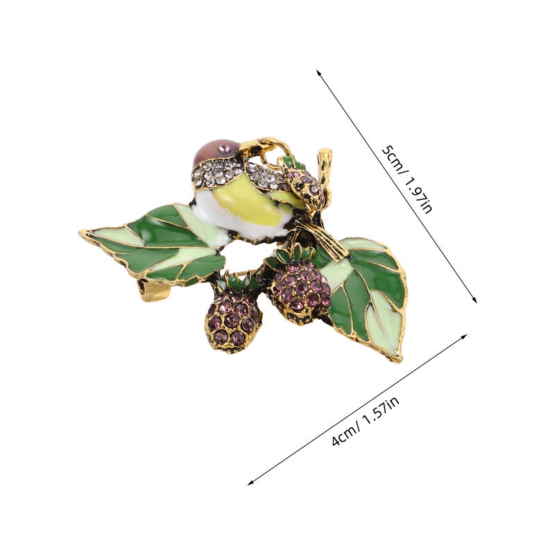 Magpie Brooch, Unique Fashion Accessory for Women, Exquisite Craftsmanship - Image 2