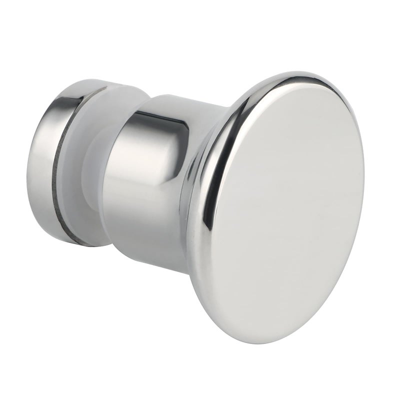 Alise Shower Glass Door HandleSliding Shower Doors KnobSingle Side Pull Hardware Replacement Parts for Bathroom DoorsSolid SUS304 Stainless Steel Polished Chrome XLS400DBC