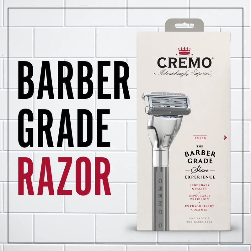 Cremo Astonishingly Superior Barber Grade Refillable System Razor - Image 2