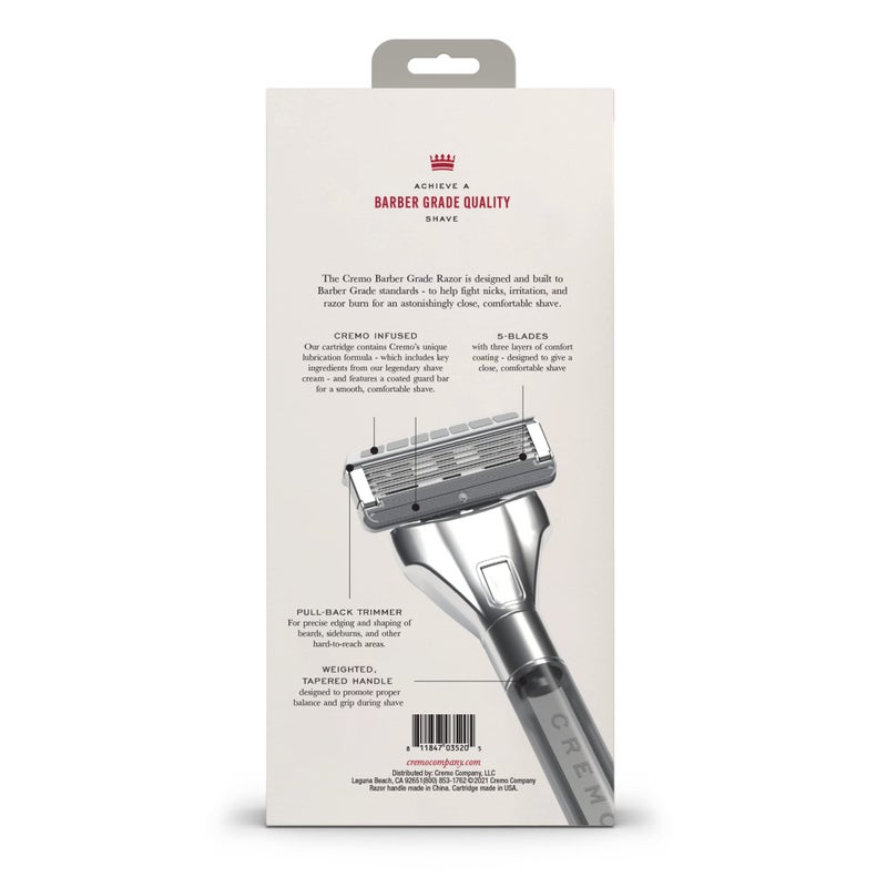 Cremo Astonishingly Superior Barber Grade Refillable System Razor - Image 5