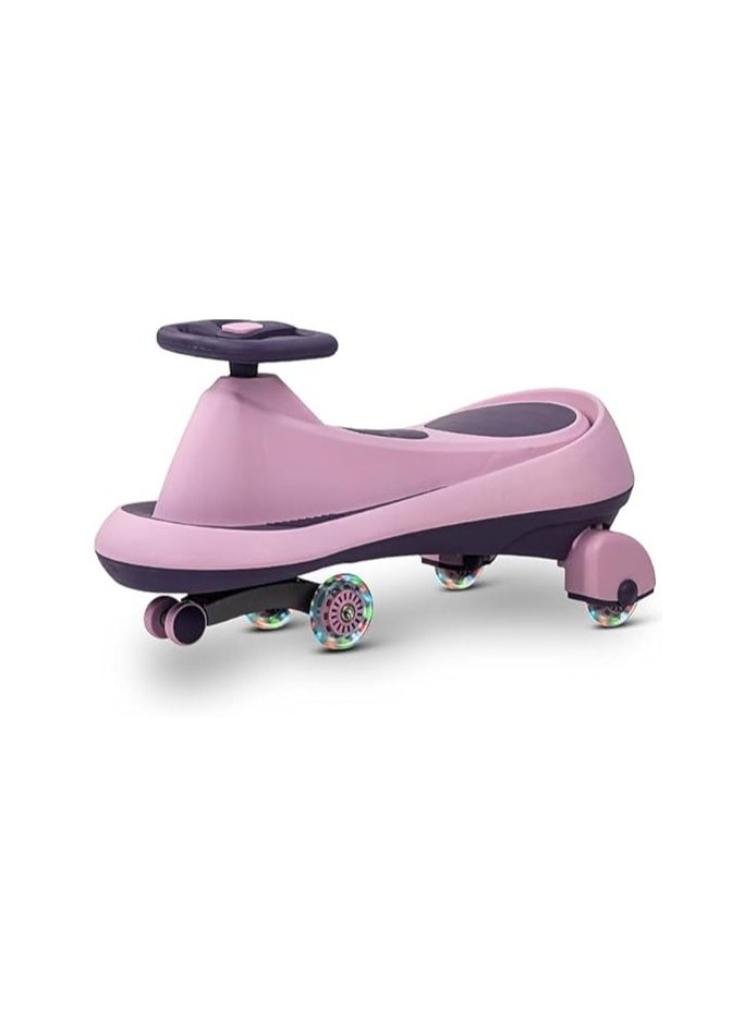 Ride on Swing Cars for Baby, Twister Magic Ride Car, Wiggle Car for Kids, Swing Car with LED Flashing Wheels and Music, Uses Twist, Turn, Wiggle Movement to Steer, For Ages 3-9 Years, Blue