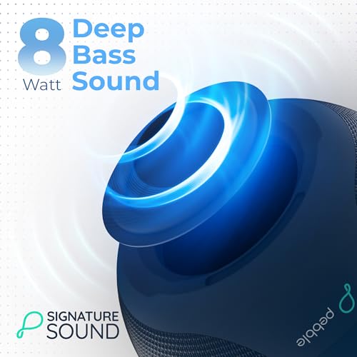 Pebble Boom 8W Bluetooth Speaker | Deep Bass | RGB LED | Bluetooth 5.3 | Voice Assistant | TWS Connectivity | 6 Hours Battery | Stylish Premium Design - Image 3