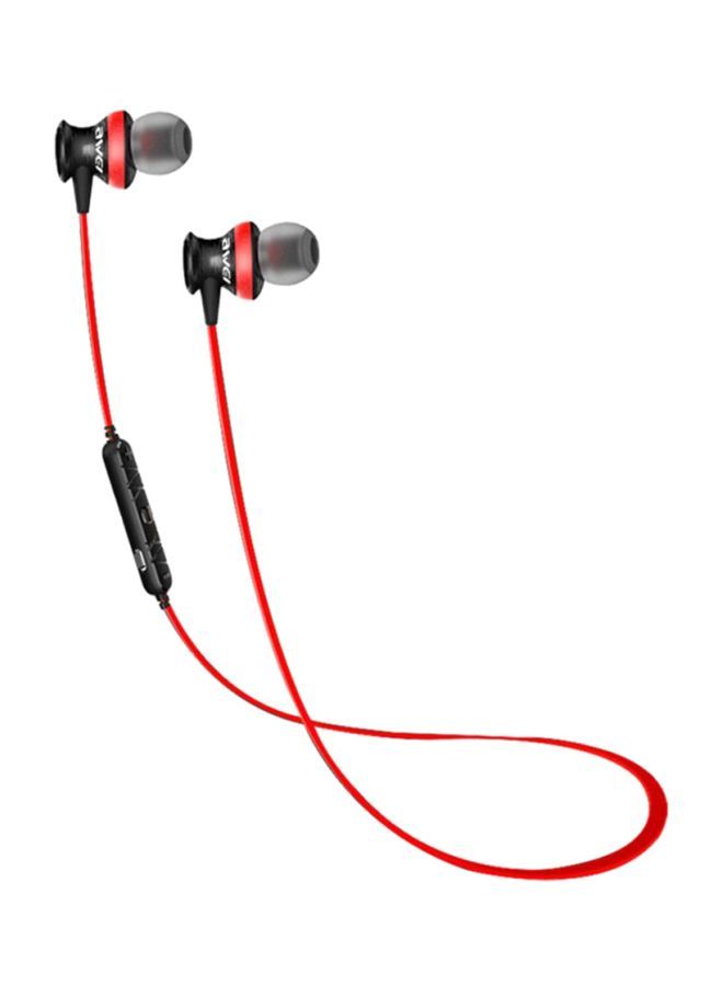 NIBEMINENT Bluetooth In-Ear Headphones Red - Image 1