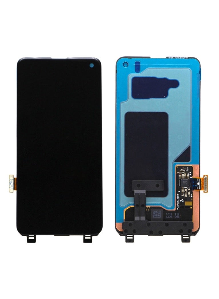 شاشة LCD مع وحدة التحويل الرقمي (ديجيتايزر) كاملة التركيب لهاتف Galaxy S10 بنسخة الجيل الرابع (4G). - Image 3