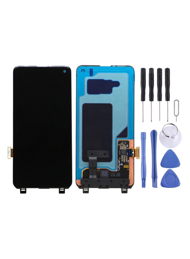 شاشة LCD مع وحدة التحويل الرقمي (ديجيتايزر) كاملة التركيب لهاتف Galaxy S10 بنسخة الجيل الرابع (4G). - Image 2