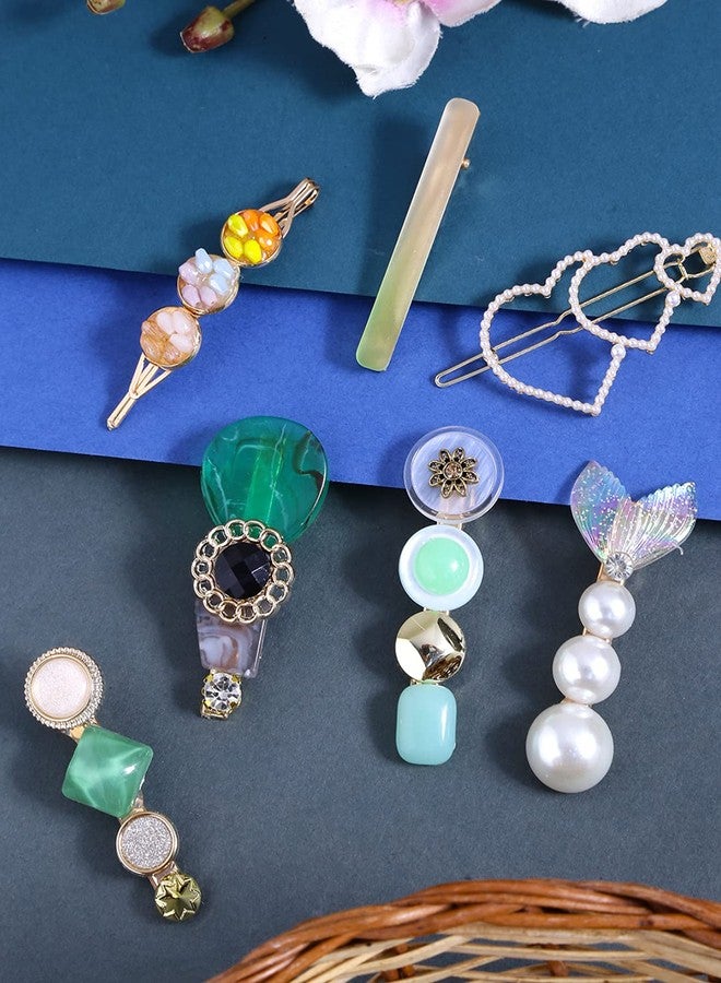 تشيميز أصفر مشابك شعر صفراء بتصميم أجراس للنساء والفتيات، إكسسوارات شعر متعددة الألوان، 7 قطع، مشابك شعر لامعة، مشابك شعر على شكل تمساح، دبابيس شعر للنساء والفتيات، هدية للنساء والفتيات - Image 2