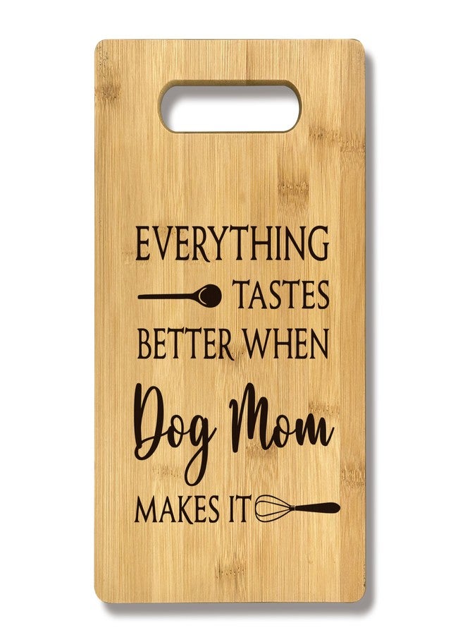 FONDCANYON Dog Mom Gifts, Dog Lover Gifts Bamboo Cutting Board Kitchen Decor, Mother’s Day Ideas Gifts Cutting Boards for Kitchen, Gifts for Dog Lovers Mom Women Birthday Christmas - Image 1