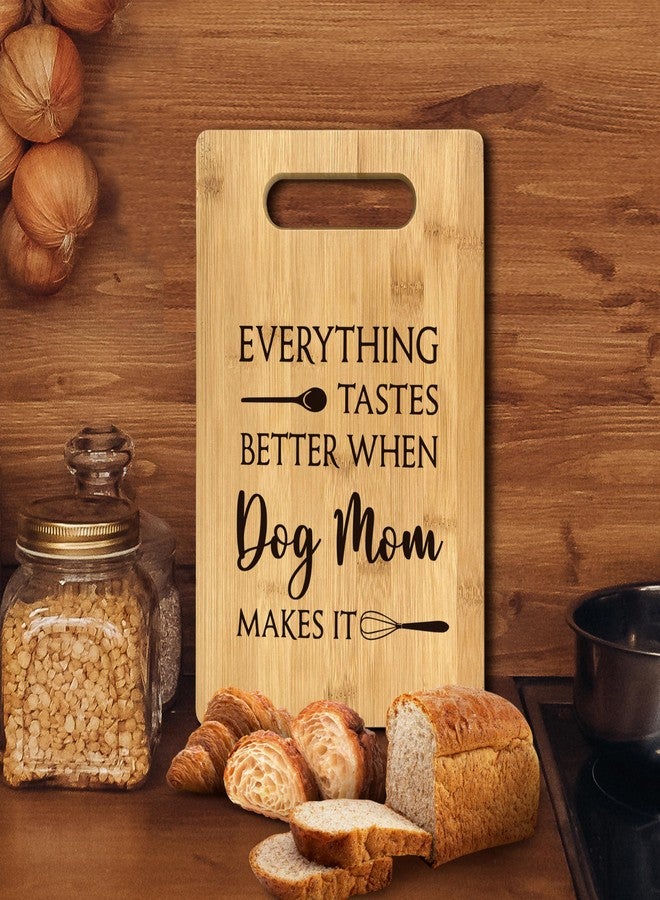 FONDCANYON Dog Mom Gifts, Dog Lover Gifts Bamboo Cutting Board Kitchen Decor, Mother’s Day Ideas Gifts Cutting Boards for Kitchen, Gifts for Dog Lovers Mom Women Birthday Christmas - Image 5