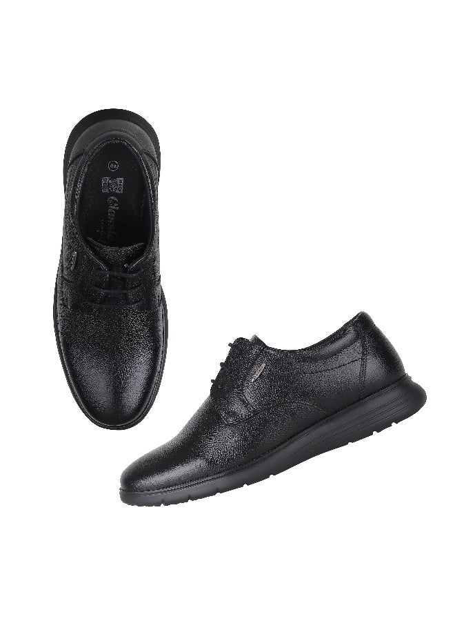 Red Chief Black Low Ankle Lace Up Formal Shoe - Rc3978Lr 001 - Image 3
