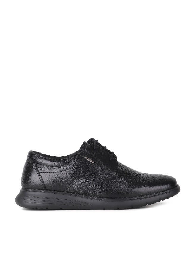 Red Chief Black Low Ankle Lace Up Formal Shoe - Rc3978Lr 001 - Image 1