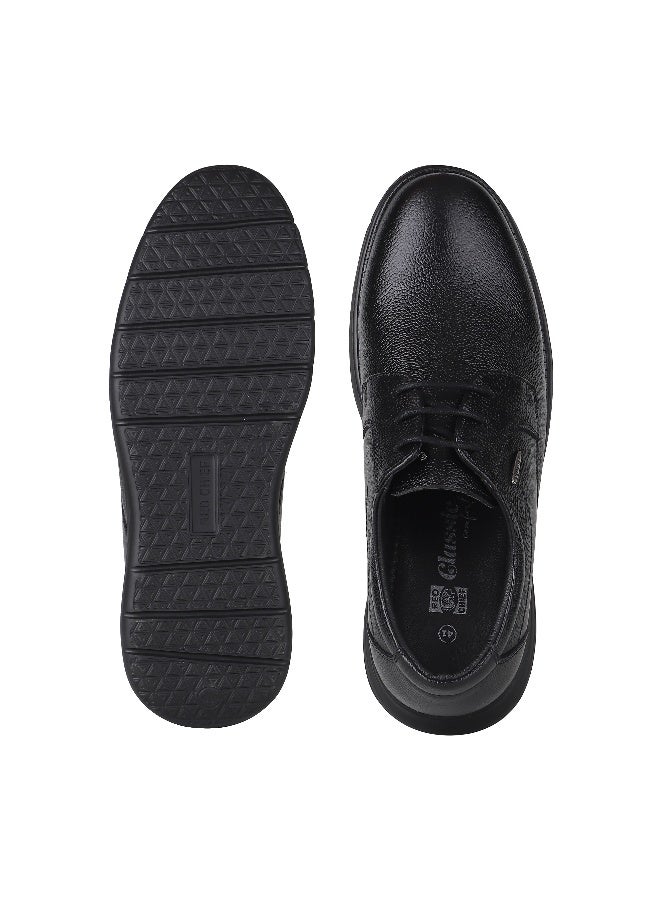Red Chief Black Low Ankle Lace Up Formal Shoe - Rc3978Lr 001 - Image 4