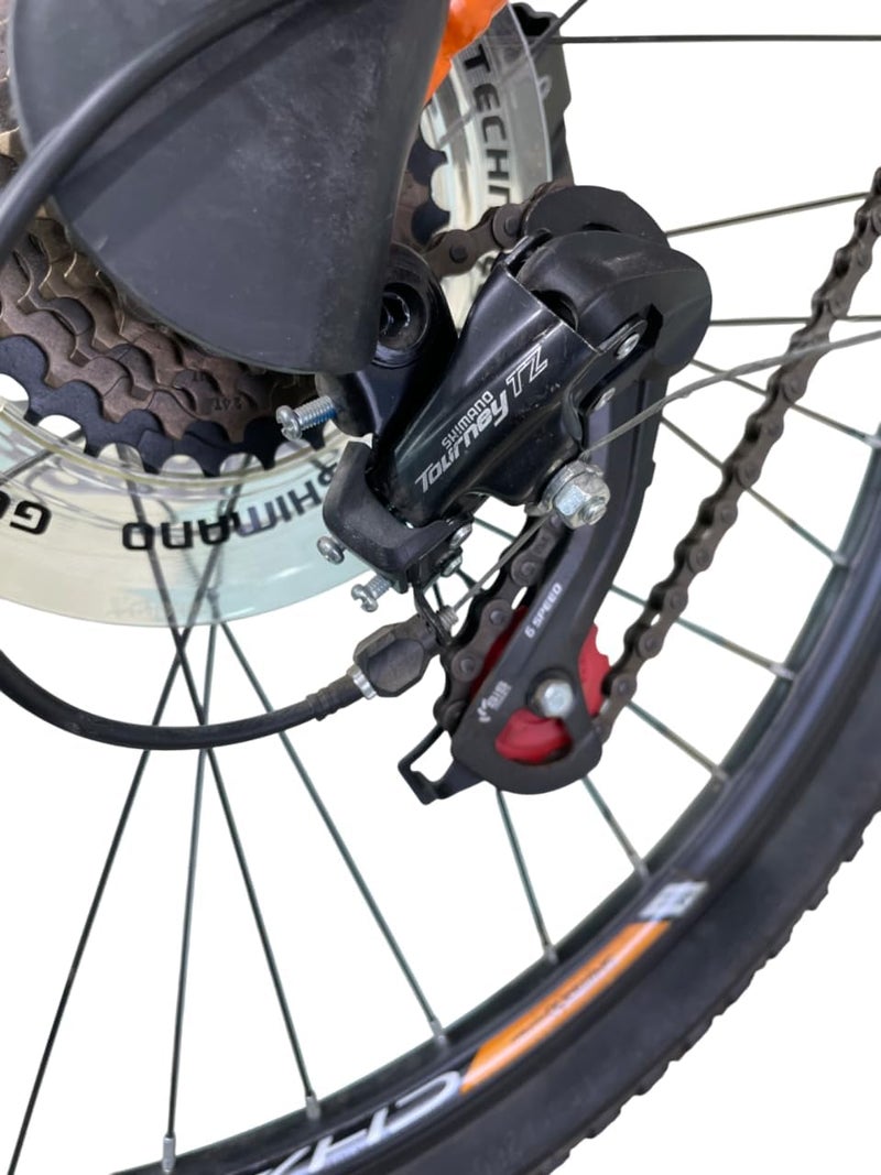 Challengers Iron 21-Speed Iron Foldable Mountain Bike, Size 26, Blue - Image 4