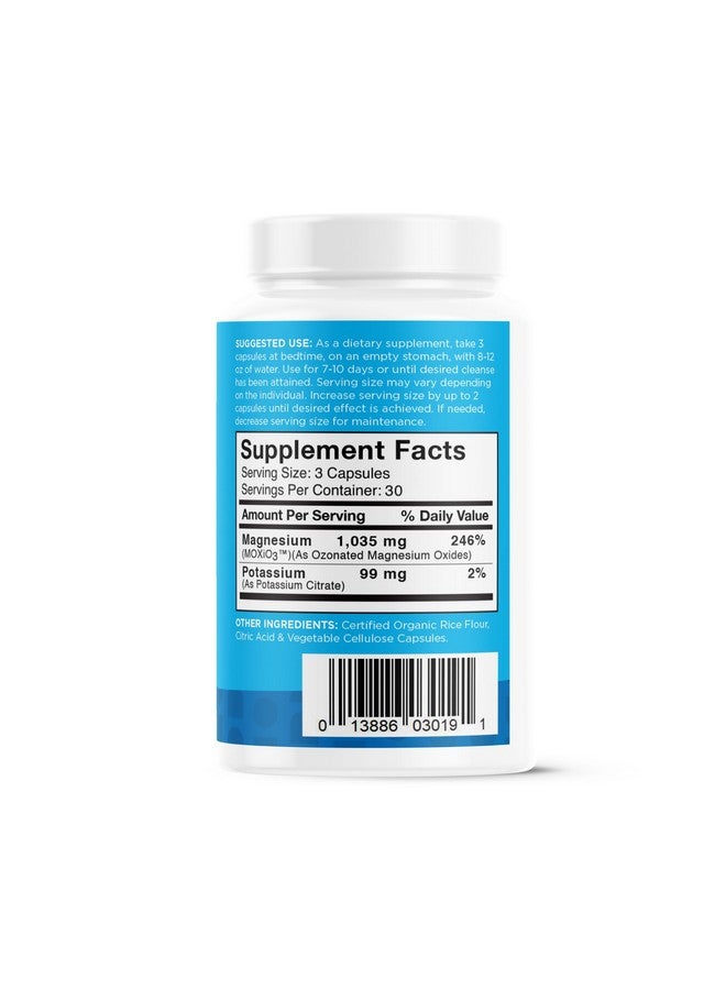 nbpure MagO7 - Natural Colon Cleanse & Detox - Occasional Constipation Relief, Stool Softening, & Bloating Support for Men & Women - Ozonated Magnesium Oxide, 90 Capsules - Image 2