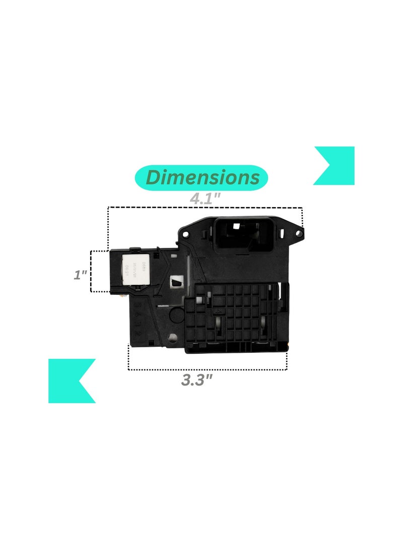 Washer Door Lock Switch Assembly - Compatible with LG Front-Load Washers & Kenmore 796-series, Replaces LG Washing Machine And Many Others EBF62534401 2667085 AP5672154 PS7792232 EAP7792232