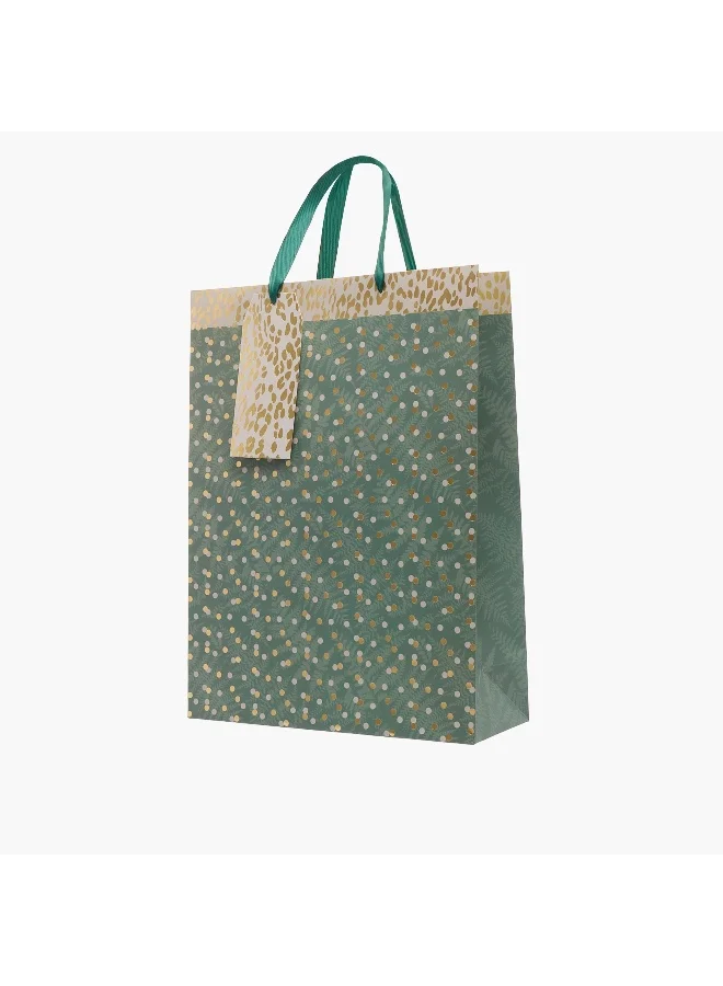 Findz Findz Dot Print Paper Gift Bag - Extra Large