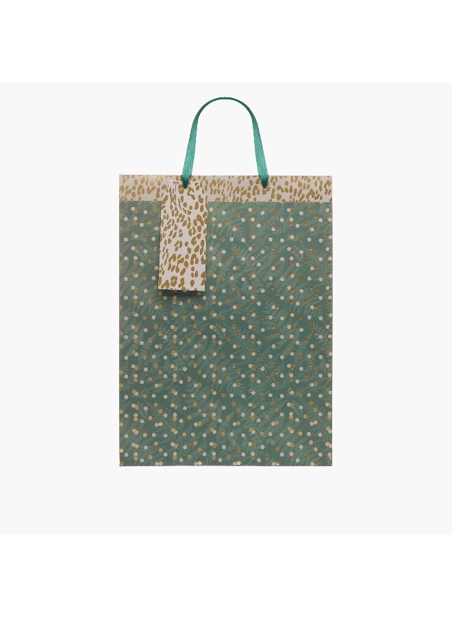 Findz Dot Print Paper Gift Bag - Extra Large - Image 1