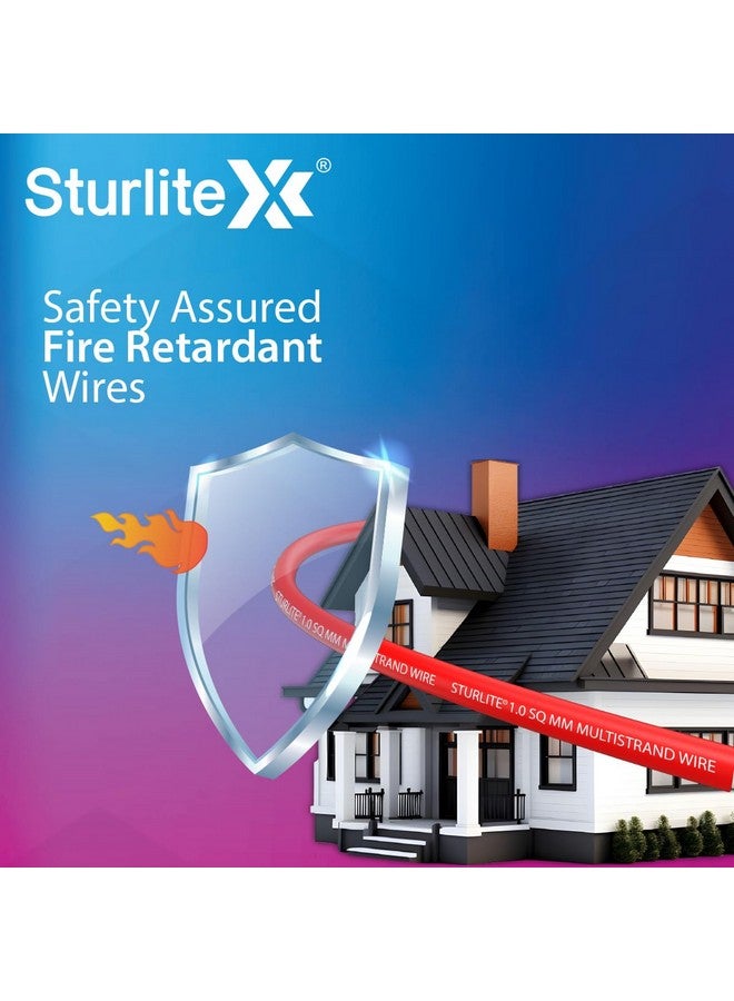 Sturlite Home Guard FR-LF 90 Meter Wire, (1 Sq.mm) PVC Insulated High Purity Copper Wire| Multi-Strand, Fire Retardant Anti Rodent Single Coil Flexible Cable (Green) - Image 5