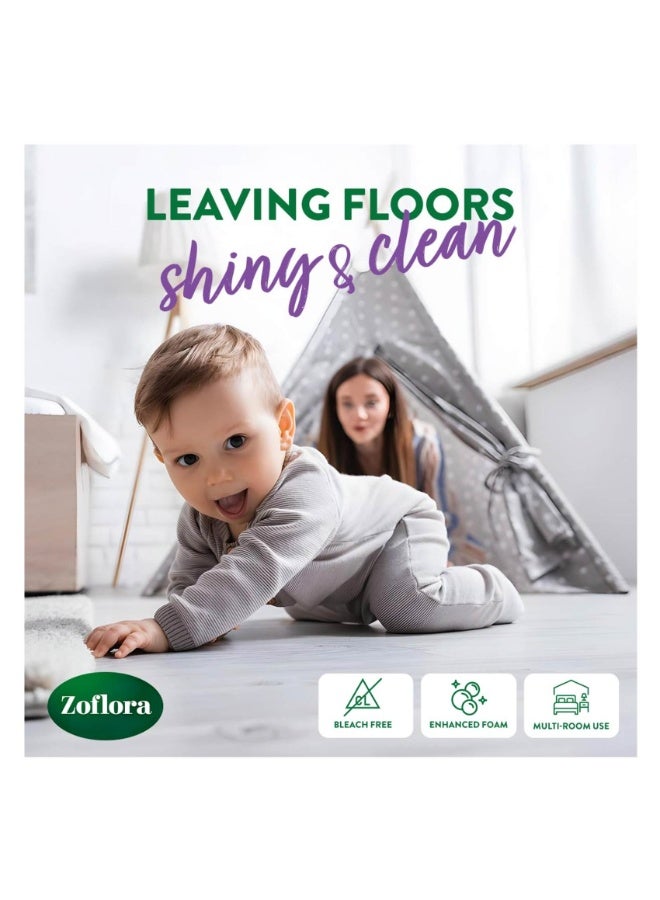 زوفلورا منظف ​​ومطهر للأرضيات مضاد للبكتيريا برائحة اللافندر دريمز، 3 لتر - Image 5