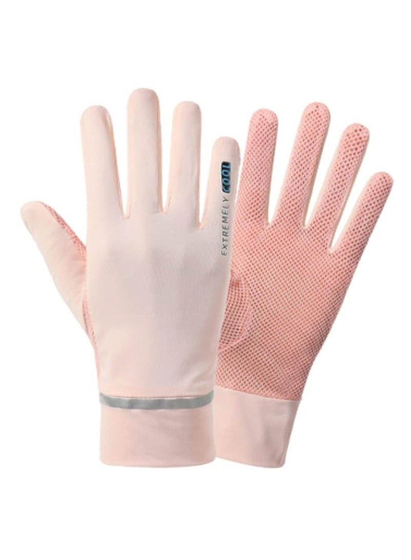 Oasisgalore Women’s Summer UV Protection Gloves: UPF 50+, 2-Finger Flip, Mesh Cooling, Breathable,  Anti-Slip Mittens. - Image 4