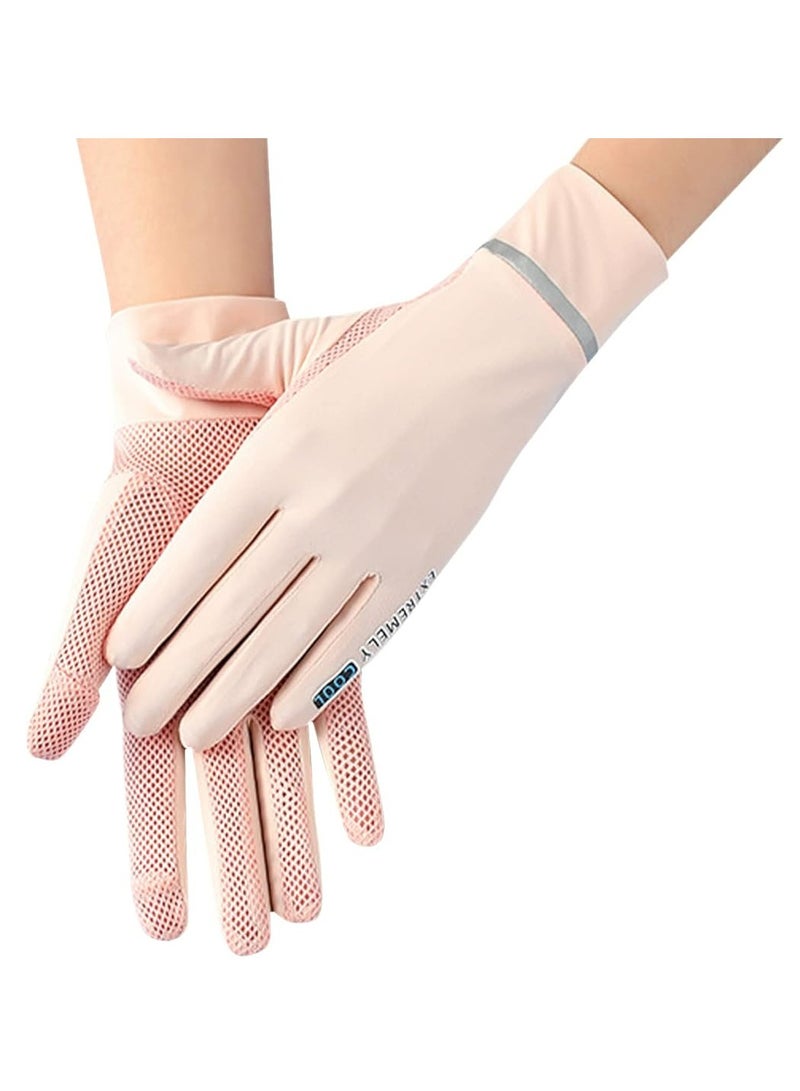 Oasisgalore Women’s Summer UV Protection Gloves: UPF 50+, 2-Finger Flip, Mesh Cooling, Breathable,  Anti-Slip Mittens. - Image 1