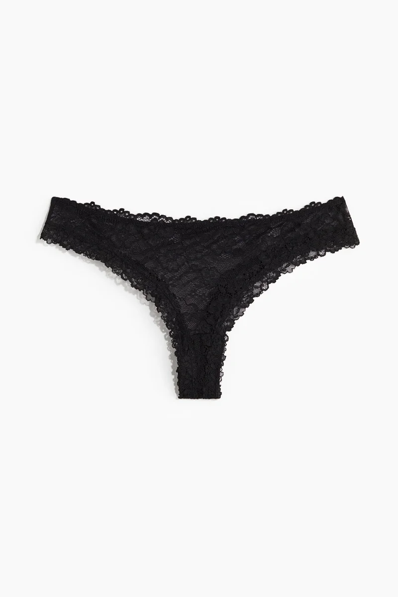 H&M 3-Pack Lace Brazilian Briefs