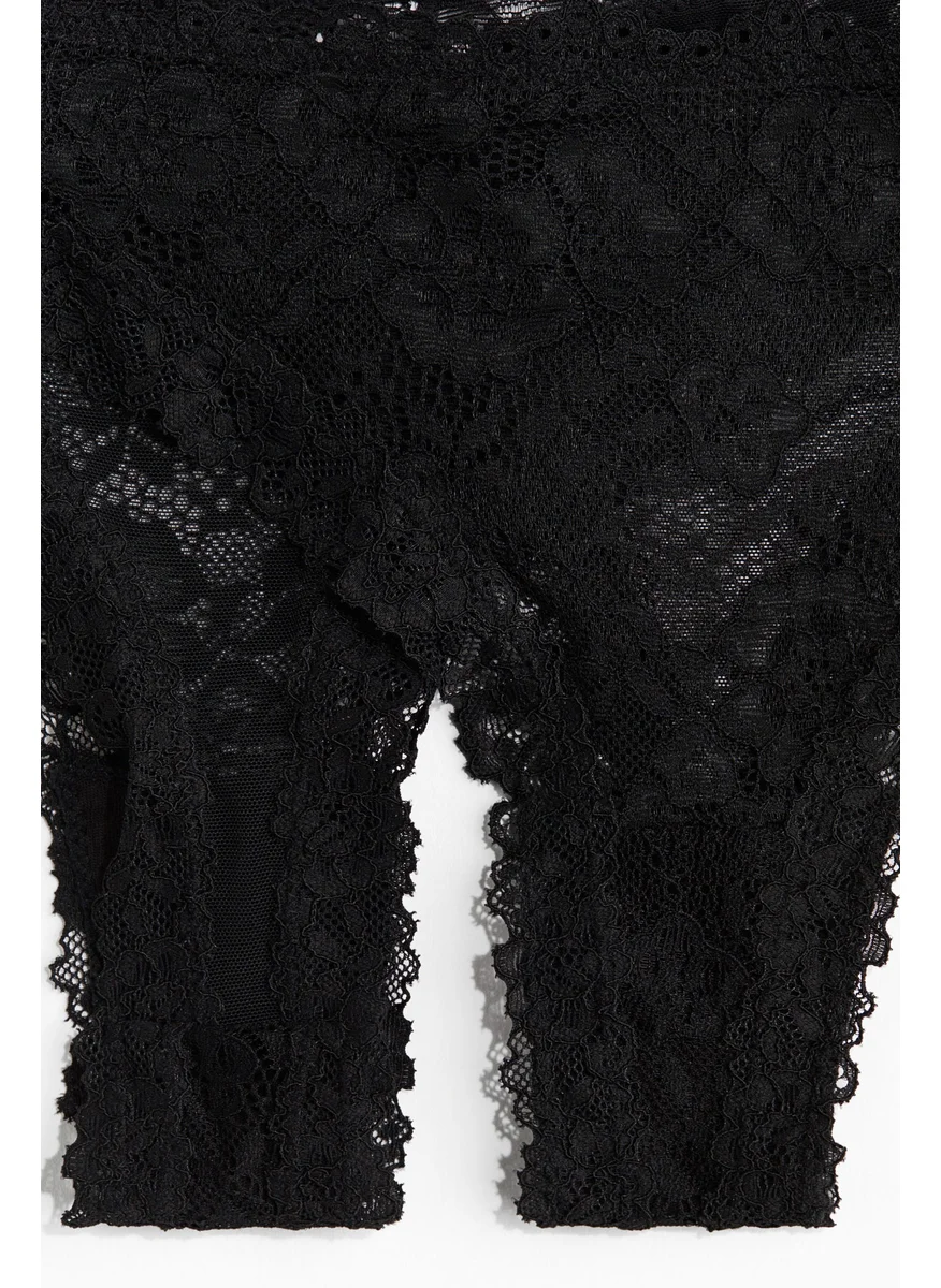 H&M 3-Pack Lace Brazilian Briefs