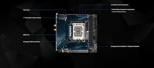 ASRock Phantom Gaming Intel Z790I Lightning WiFi DDR5 DIMMs up to 8600+ (OC) MHz 128GB LGA1700 M.2 Mini-ITX Motherboard SATA3 6.0 Gb/s Z790 802.11axe Wi-Fi 6E PCIe 5.0 x16 - Image 5