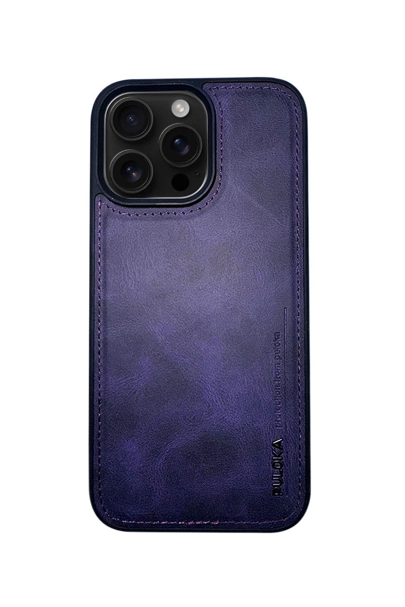Puloka Genuine Leather Case for iPhone 16 Pro Max - Premium Protection