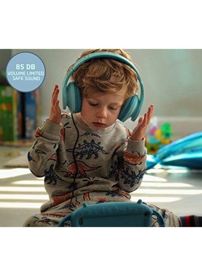 PowerLocus Kids Headphones, P2 Bluetooth Headphones for Kids with Volume Limit 85DB, Kids Wireless Headphones Over Ear with Microphone, Foldable, Carry Case, Micro SD/TF for iPhone/iPad/Laptop/PC/TV - Image 3