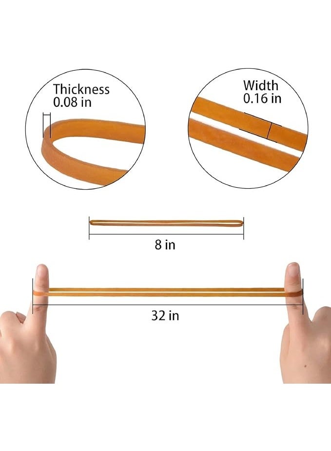 50 Pcs Large Heavy Duty Rubber Bands,Designed for diverse applications in offices, schools, and packaging industries. - Image 4