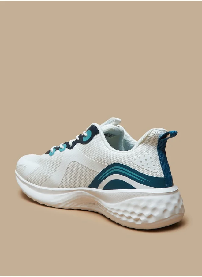 كابا Mens Textured Lace-Up Sports Shoes