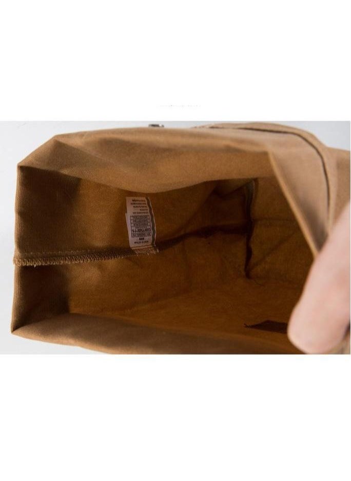 carhartt - Versatile Stylish Portable Canvas Lunch Bag Trendy Bento Tote for Men and Women Casual Workwear Travel Pouch(Black) - Image 1