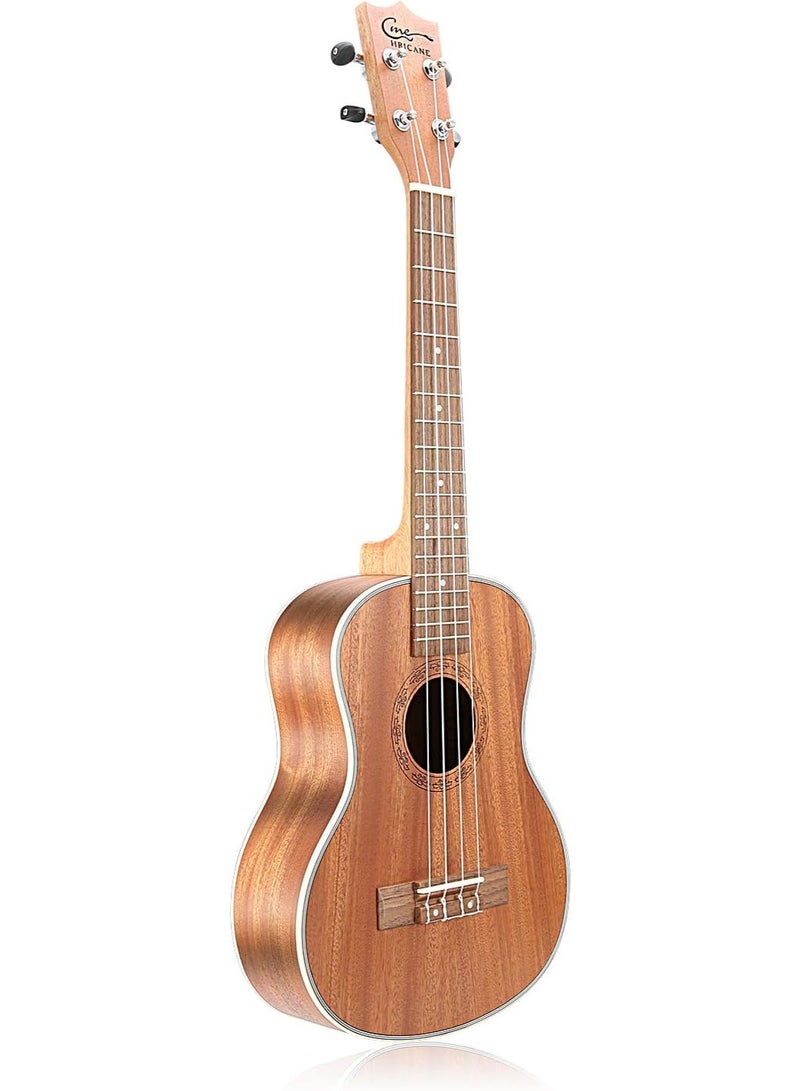 AIWANTO 26-Inch Soprano Ukulele – Professional Mahogany Hawaiian Uke for Kids & Beginners, Complete Starter Kit with Gig Bag, Tuner, Strap, Picks & Extra Strings - Image 4