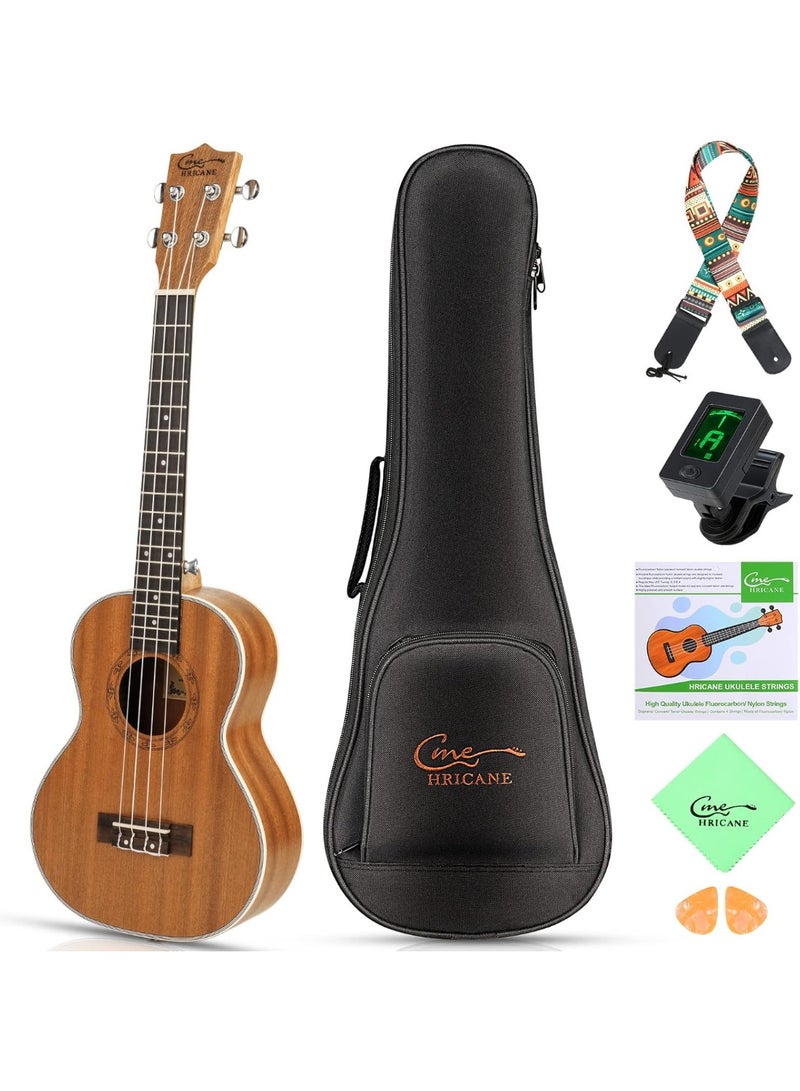 AIWANTO 26-Inch Soprano Ukulele – Professional Mahogany Hawaiian Uke for Kids & Beginners, Complete Starter Kit with Gig Bag, Tuner, Strap, Picks & Extra Strings - Image 1