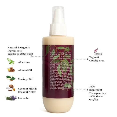Rustic Art Organic Aloe Almond Baby Lotion | Enriched with Coconut Nectar & Coconut Milk | 0-9 Years | Gentle Daily Moisturizing | 200ml - Image 4