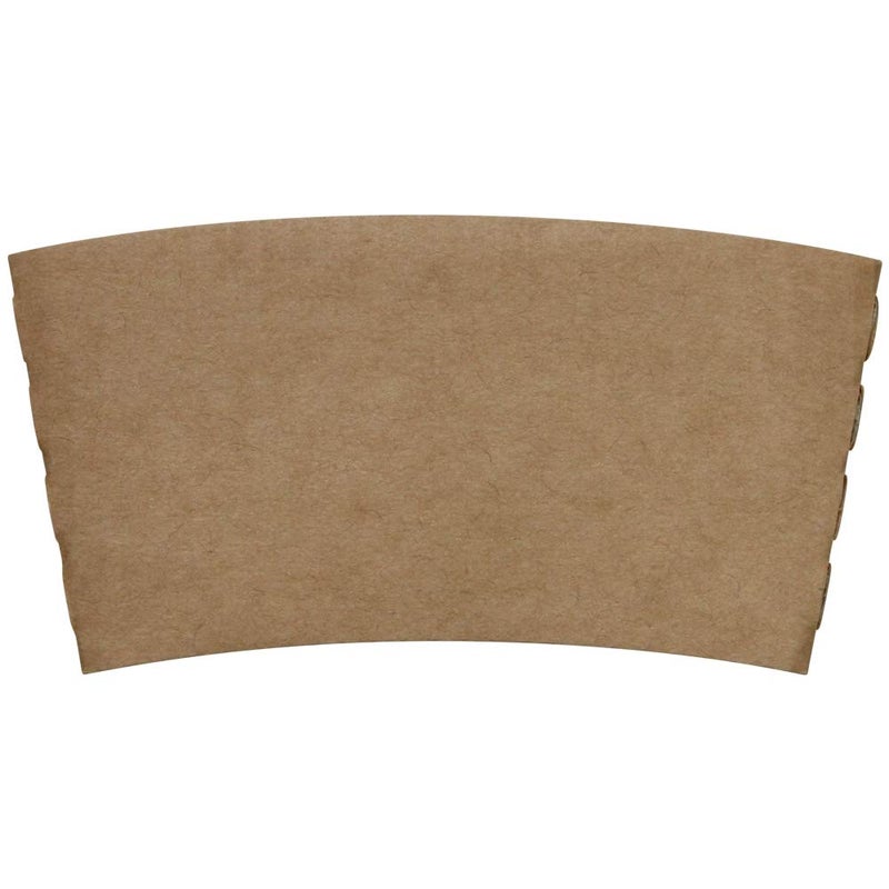 Karat [1,000 ct] Coffee Cup Sleeves Traditional Corrugated Coffee Cup Holder for 10oz to 24oz Cups, Recyclable & Disposable (C5300 Kraft) - Image 1