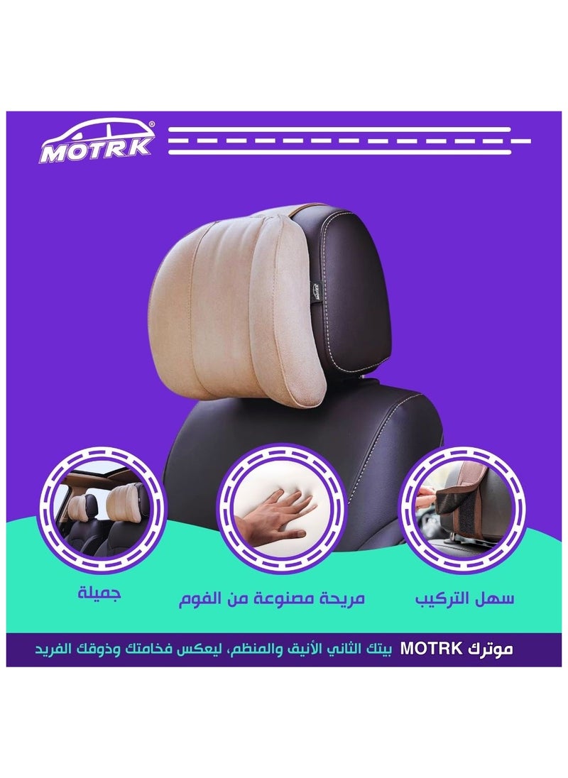 MOTRK Car seat head neck pillow, comfortable foam car pillow, medical pillow  - Image 3