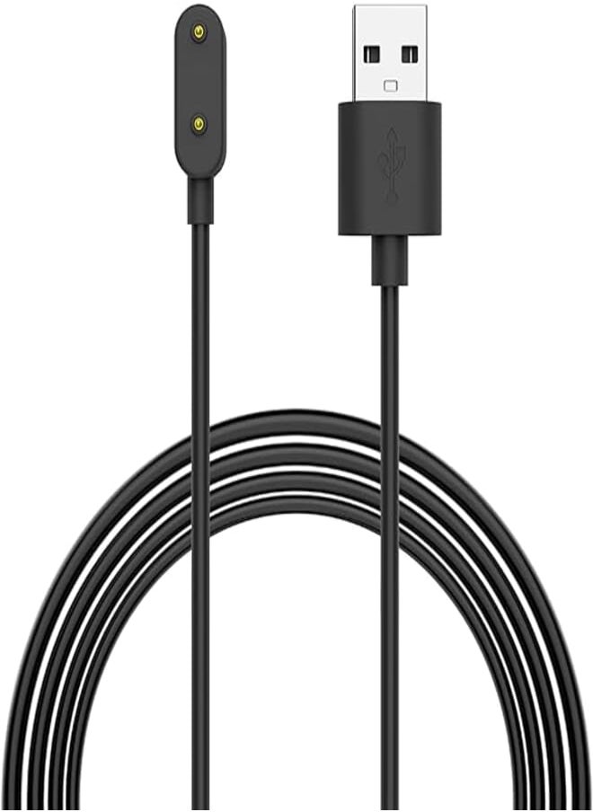 MoKo - MoKo Charger Compatible with Huawei Watch Fit/Fit 2/Fit Mini/Fit New, Huawei Band 7/6/6 Pro, Honor Band 6/Watch ES, Magnetic USB Charging Cable Replacement Charger Dock 100 cm, Black - Image 1