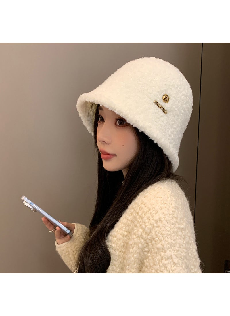Generic - Korean Winter Fluffy Bucket Hat for Women Mm1795 camel - Image 1