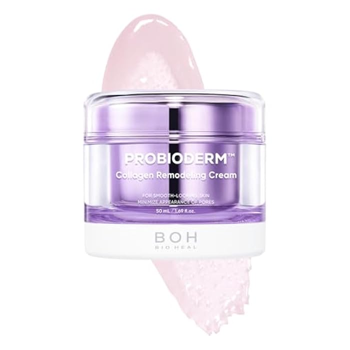 BIOHEAL BOH كريم إعادة تشكيل الكولاجين BIOHEAL BOH Probioderm™ 1.69 أونصة سائلة (50 مل) | كريم شد المسام مع 150,000 كبسولة كولاجين لثبات ونعومة البشرة | مرطب خفيف لبشرة خالية من العيوب - Image 1