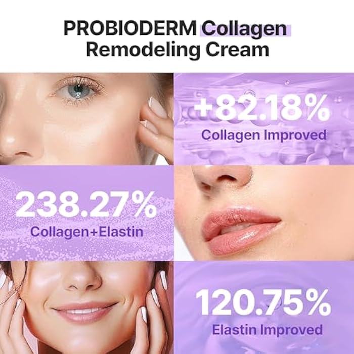 BIOHEAL BOH كريم إعادة تشكيل الكولاجين BIOHEAL BOH Probioderm™ 1.69 أونصة سائلة (50 مل) | كريم شد المسام مع 150,000 كبسولة كولاجين لثبات ونعومة البشرة | مرطب خفيف لبشرة خالية من العيوب - Image 2