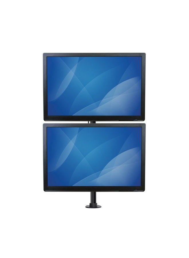 StarTech ARMDUALV Vertical Dual Desk Clamp Monitor Mount - Up to 27-inch Screen - Image 5