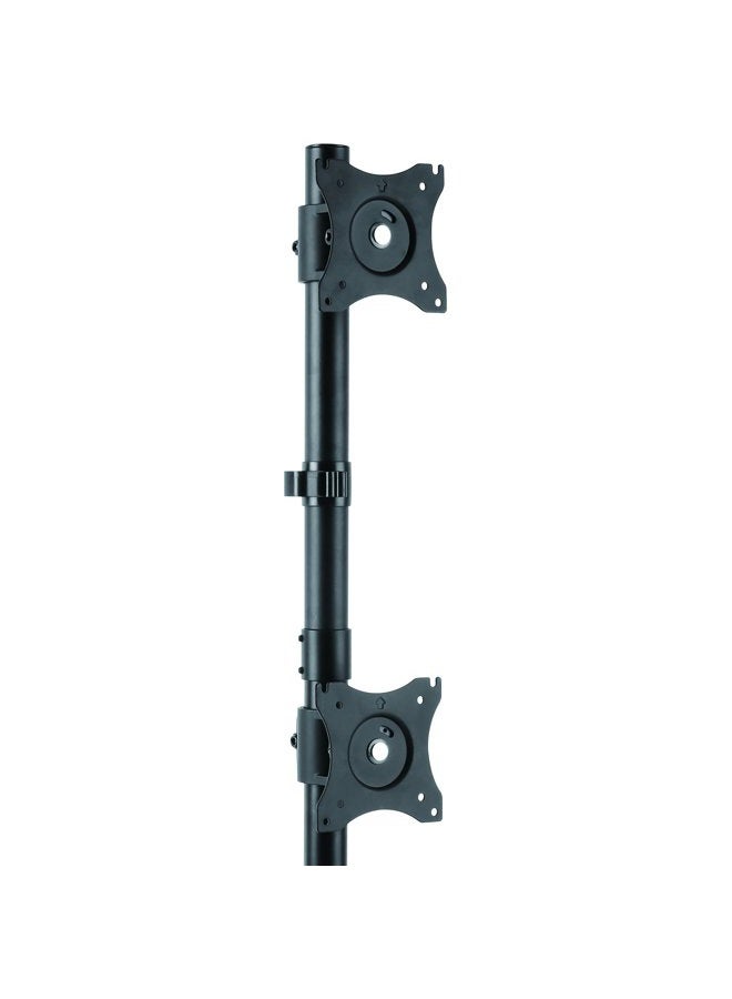 StarTech ARMDUALV Vertical Dual Desk Clamp Monitor Mount - Up to 27-inch Screen - Image 2