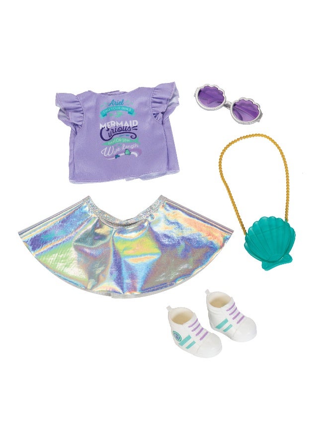 Disney Princess Disney ILY 4Ever Inspired by Ariel Fashion Pack | Disney Princess | Pretend Play | Fashion Dress for 18-Inches Doll | Dress Up | Gift for Kids and Teens | Doll not Included - Image 1