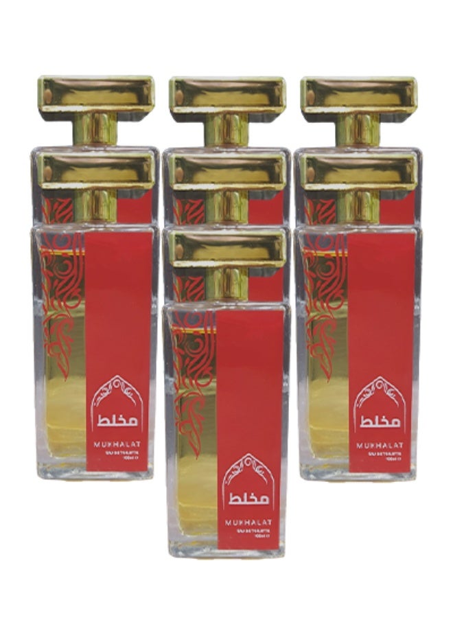 NAF 7 Pieces Mukhalat Perfume For Unisex 100ml EDT - Image 1