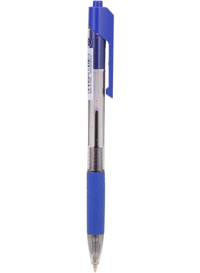 Deli Q01930 ballpoint pen, 0.7 mm - blue - Image 4
